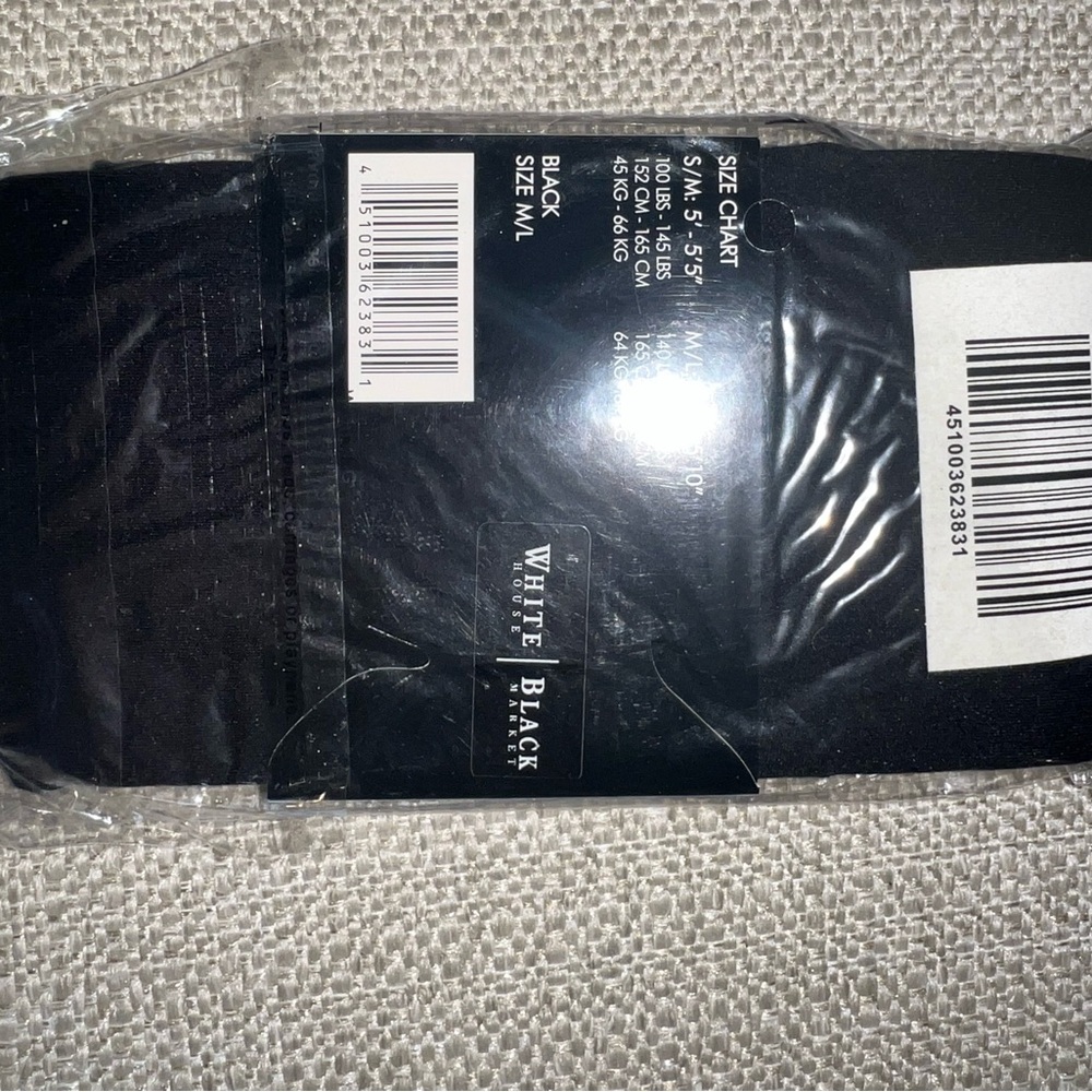 White House Black Market Black Tights - Picture 2 of 2